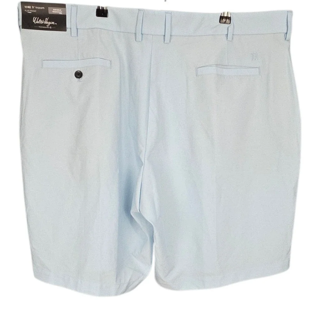 Walter Hagen Golf Shorts Mens 42W Light Blue 9